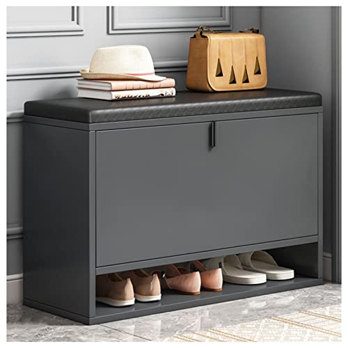 Étagère à Chaussures Multicouche compacte noire avec assise stable pour gain de place - 2