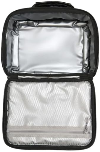 Expandable Lunch Bag Compatible with Lolë – Insulated, Stylish, and Portable (Black)