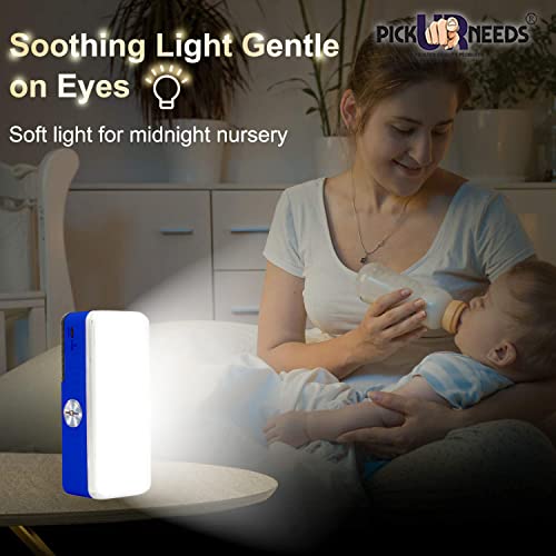 Image of Pick Ur Needs High-Bright 24 LED with Rechargeable Emergency Lantern Floor Lamp Light Pack of 2