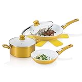 Zudem sind die Gold Edition-Produkte für alle Herde geeignet: Gas, Elektro, Glaskeramik und Induktion.