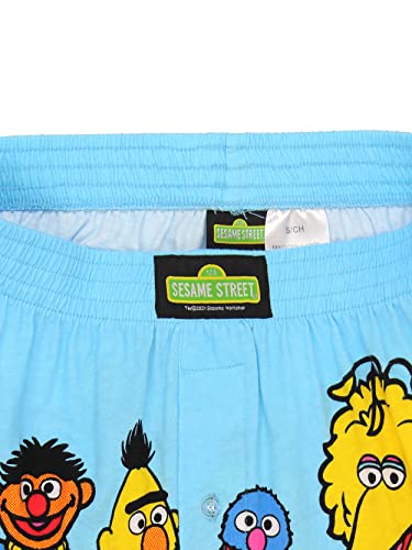 Sesame Street Men's Button Fly Boxer Lounge Shorts3