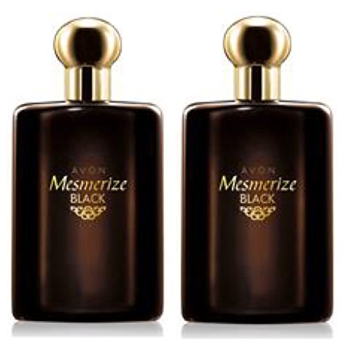Avon Mesmerize Black for Him Eau de Toilette Spray 3.4 Fl Oz Lot of 2 sold exclusively by The Glam Shop