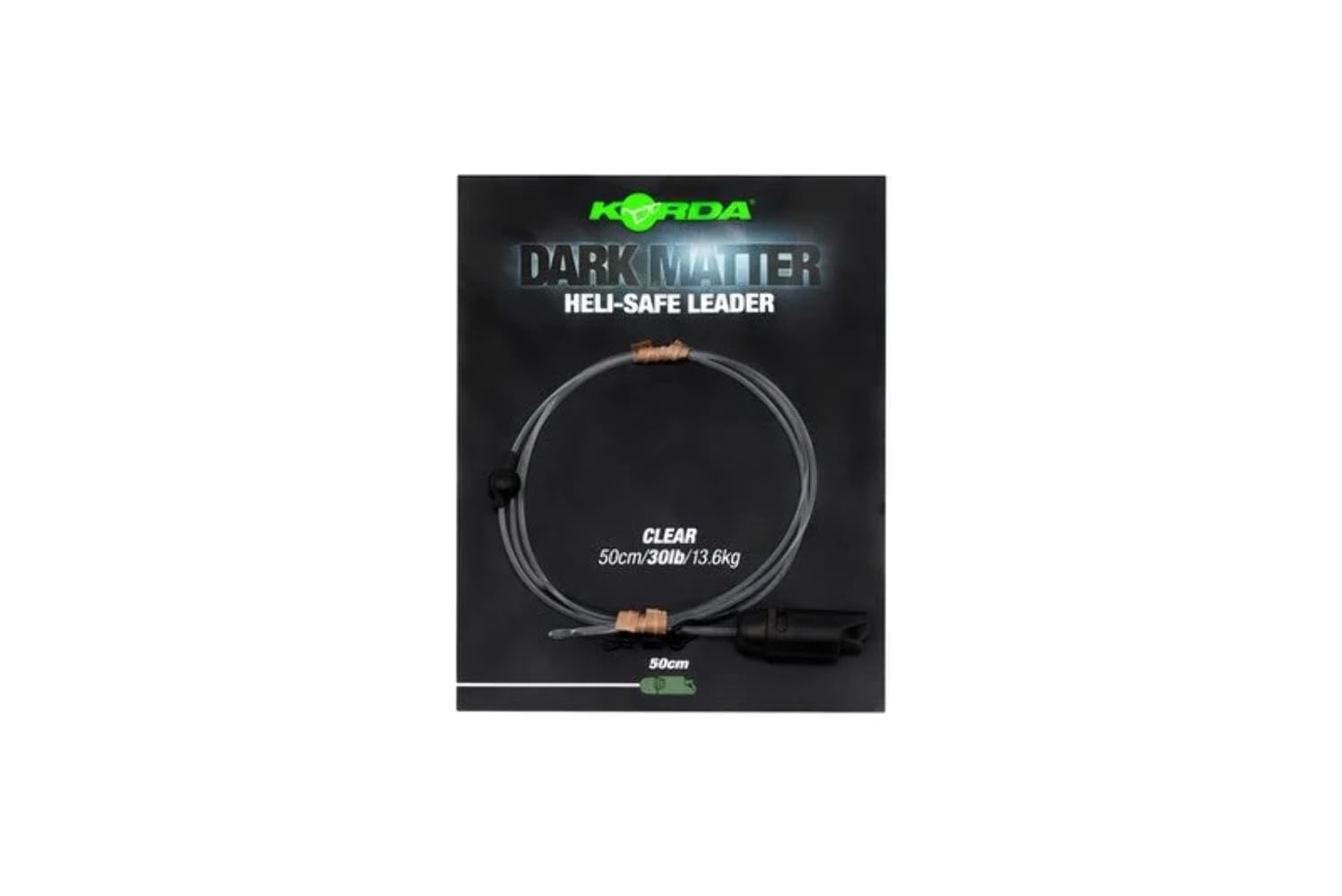Korda Dark Matter Leader Heli-Safe Gravel, 50cm, 30lb, High Performance Carp Fishing Leader, Anti-Tangle - Image 4