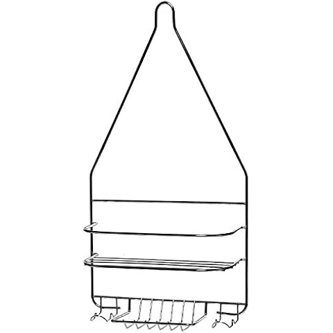 Homebasix SS-SC-25-CH-3L Shower Caddy Small, Chrome Cover