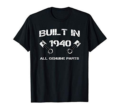 1940 regalos de cumpleaños para hombres Camiseta
