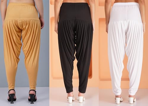 Image of Buy That Trendz Patiala Salwar for Women Relaxed Fit Viscose Patiyala Salwar Harem Bottom Pants