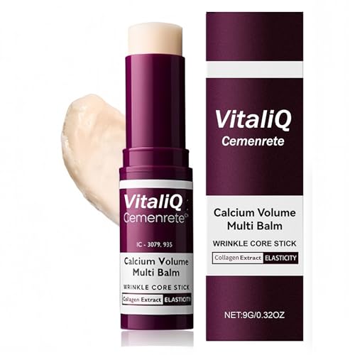 VitailQ Anti Wrinkle Calcium Balm, Hydrating Face Moisturizer for Eyes,Neck, Face