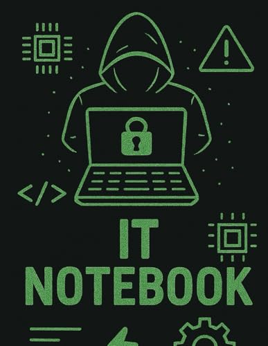 IT Hacker Notebook – Green Matrix Edition: Digital Grid Lined Journal for Hackers, Developers, and Cyber Thinkers