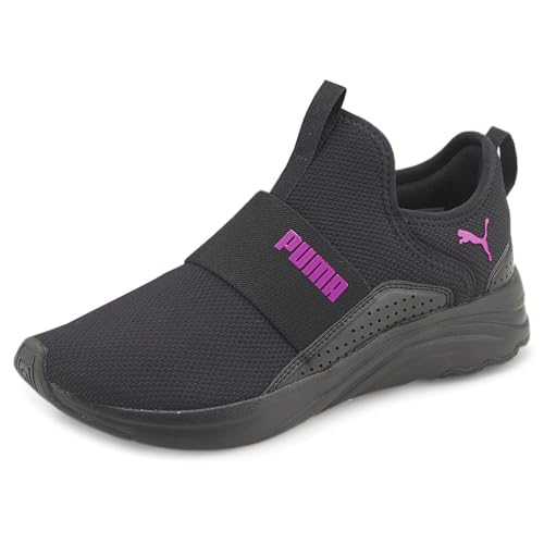PUMA Softride Sophia Slip-On Puma Black/Deep Orchid 8 B (M)2