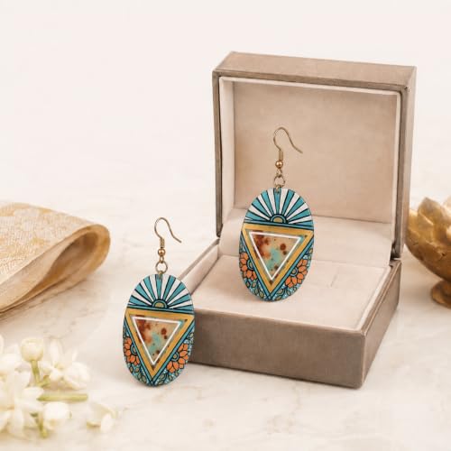 Image of Boho Ethnic Earrings Collection for Women - Colorful Tassel, Hoop, Stud, Drop, Chandelier & Huggie Styles Inspired by Festival Fashion