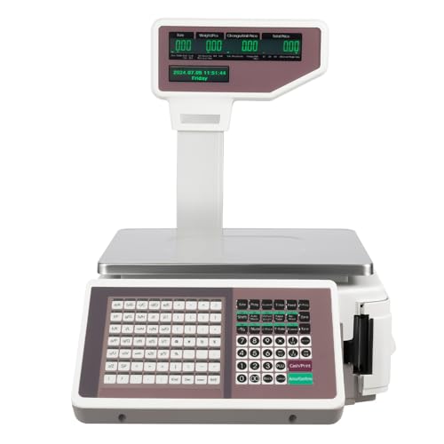 Báscula digital para impresión de etiquetas 66 lb capacidad