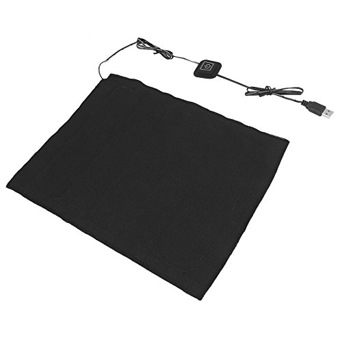 DC 5V USB elektrische stoffen verwarmer, USB 3-Shift waterdichte koolstofvezel warmtekussen, wasbaar kussen Kleding… - Image 5