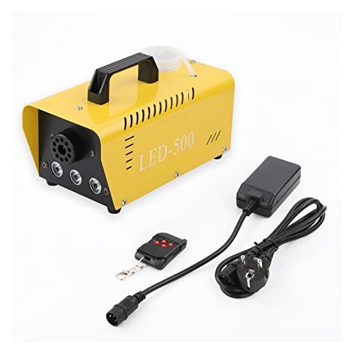 Máquina de humo Halloween 500W con luces LED RGB y control remoto para bodas y efectos en escenario miniatura 1