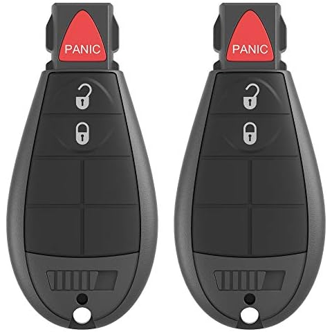 VOFONO Key Fob Fit for 08-12 Dodge Ram 08-20 Dodge Caravan 08-13 Dodge Durango/Charger 08-14 Dodge Challenger 09-12 Dodge Journey 08-18 Chrysler Town and Country 08-13 Jeep Cherokee (M3N5WY783X) Cover