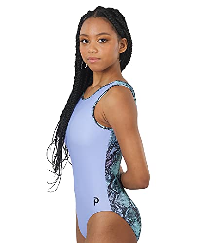 Plum Practicewear - Girls, Teens and Women's Gymnastic and Dance Leotards , Medusa , Sleek Fit,leo-flip-medusa,Child M
