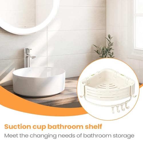Étagère d'angle de douche sans perçage murale antirouille - 5