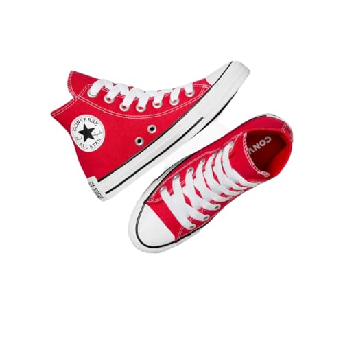 Converse Chuck Taylor All Star Sketch Big Kids High Top Sneaker (Red/White/Black, US Footwear Size System, Big Kid, Numeric, Medium, 4)