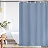 ✿【Material】Der Duschvorhang ist aus PEVA-Kunststoff, der weich, strapazierfähig und stabil ist. Der PEVA Vorhang für Dusche ist 100% wasserdicht und absolut unsaugfähig und trocknet ganz schnell, deshalb ist der Duschvorhang in gewisser Weise auch antischimmel.