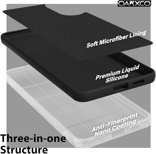 Image of DIZORO Microfiber Candy Case Compatible for Samsung S25 Edge 5g Smooth Touch Cushion Liquid Soft Silicone Gel Rubber Phone Cases Non-Slip Full Body Protective Shockproof Back Cover - Black