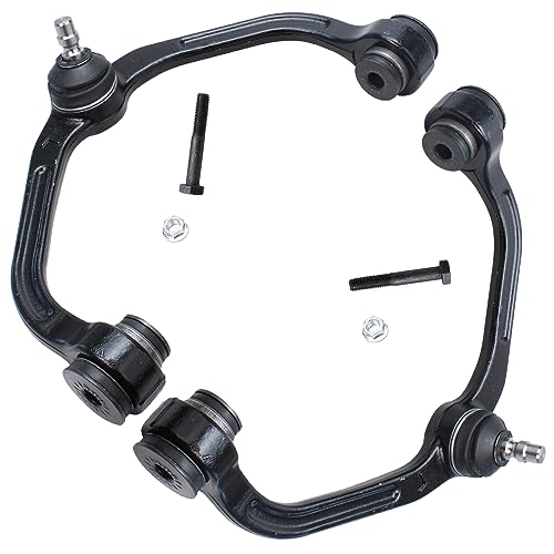 Image of Detroit Axle - Front End Suspension Kit for 1998-2011 Ford Ranger Mazda B2300 B2500 B3000 B4000 [1 Piece Design w /Coil Spring Suspension] Front Upper Control Arm Lower Ball Joint Inner Outer Tie Rods