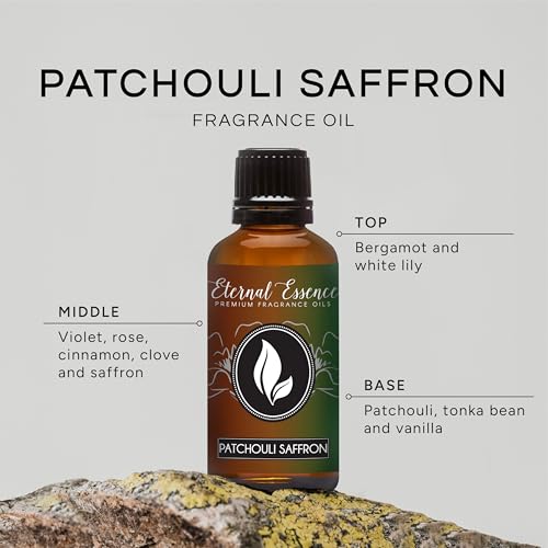 Image of Eternal Essence Oils Patchouli Saffron 30ml Premium Fragrance Oil - for Candle, Soap Making, Aromatherapy, Diffusers, Home Care, & Humidifiers