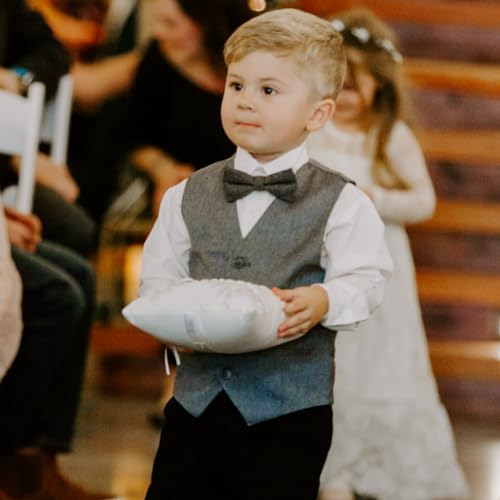 image for Born to Love Vest for Baby Toddler Kids Ring Bearer Pageboy Wedding Fo