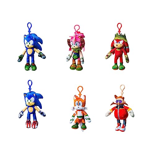 Sonic Peluche de clip serie 1, seleccionado al azar
