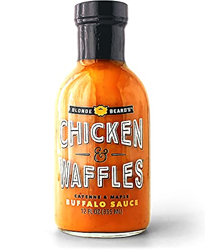 Blonde Beard's Buffalo Sauce Chicken & Waffles (Mild/Medium) Spic...