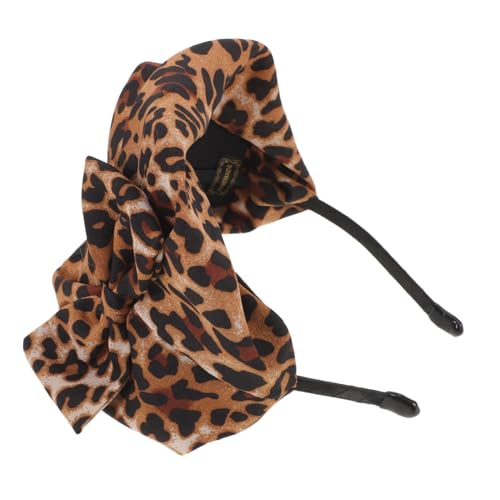 Bandeau à motif animalier pour discipliner les cheveux avec confort et style léopard