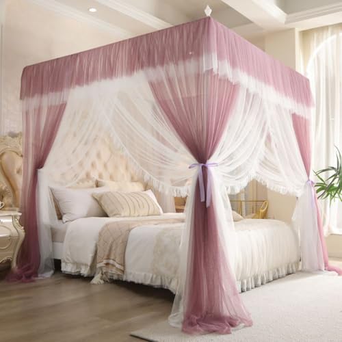 Moskitonetz-Überdachung aus Polyester for das Bett