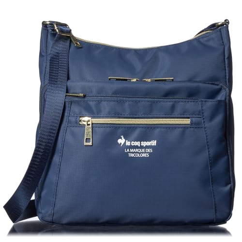 [ルコックスポルティフ] レディース ミュルサン 消臭 抗菌 ナイロン ショルダーバッグ 縦型 Navy ネイビー
