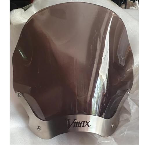 RTSMD Motorrad Windschutzscheibe Windschutz Windabweiser Für Yamaha V MAX V-MAX 1985-2007 VMAX 1200 VMX1200 Verkleidung Wind Schild Bildschirm Spoiler Windschutzscheibe Ersatz(Rauch)