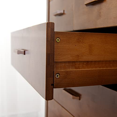 Sobibo Bamboo 4-Drawer Chest, Dresser Chest With Drawers, Ideal For Bedroom, Living Room, Entryway #TOP5