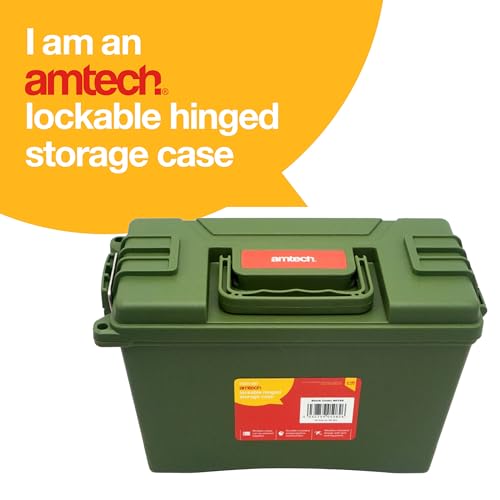 Amtech - Plastic Tool Box, Waterproof Storage Box with Twin Locking Points for Secure Storage, Durable Toolbox for Daily Use, Stackable Space-Saving Design, Maximum Capacity of 4kg/ 4.7L 2 Amtech - Plastic Tool Box, Waterproof Storage Box with Twin Locking Points for Secure Storage, Durable Toolbox for Daily Use, Stackable Space-Saving Design, Maximum Capacity of 4kg/ 4.7L - Image 2