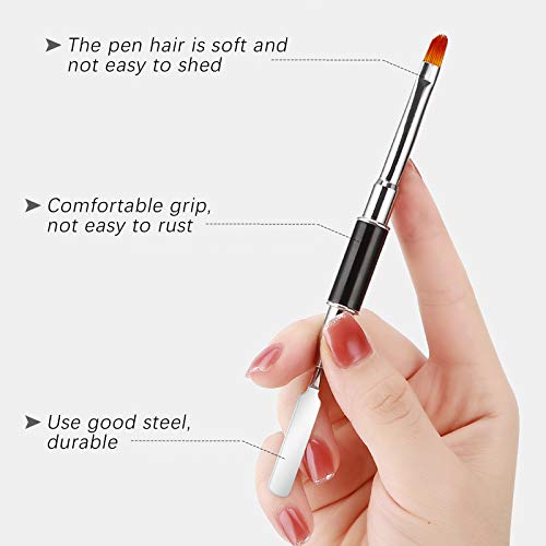 2Pc Dual-Ended Poly Gel Pinsel, Kalolary Acryl UV Gel Dual-Ended Poly Gel Pinsel Poly Gel Pinsel Picker Dual-Ended Poly… – Bild 4