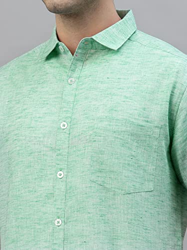 Image of Style Quotient Men Beige Comfort Casual Shirt