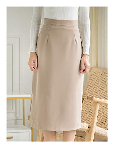Dawery Autumn Winter Women Skirt Midi Straight Package Hip Elegant Office Lady Female Skirts2