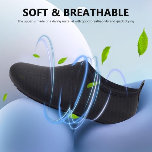 Image of Water Shoes for Women Men Quick-Dry Barefoot Aqua Socks Swim Pool Non Slip Surf Yoga Exercise Outdoor Trave Essentials