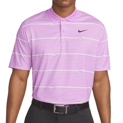 Nike Men's Dri-FIT Victory Golf Polo Fuchsia | Black (Ripple) X-Large4