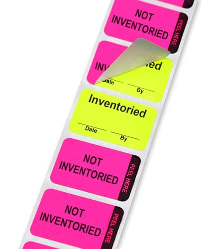 Etiqueta de control de calidad autoadhesiva rosa y amarilla de doble capa ChromaLabel
