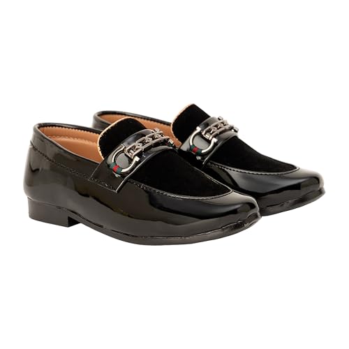 Image of SIYA Freeplay Loafers /Shoes for Boys /Kids, Casual and Party Footwear for Age 2 to 10 Years - Black, Brown, Tan