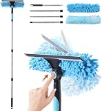 CLEANHOME 水切りワイパー スクイジー ガラスワイパー 結露取り 窓掃除 高所掃除 幅さ25cm 長さ166cm