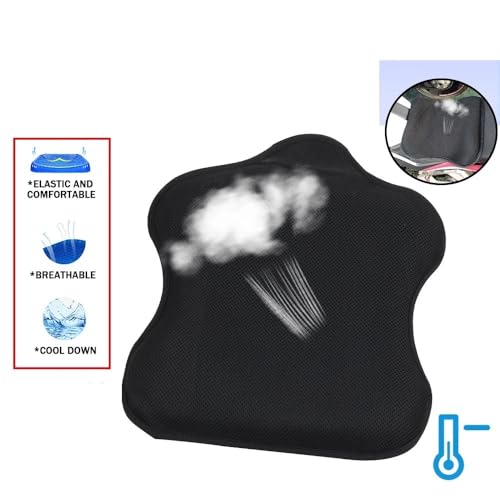 Housse siège moto pour Tracer 900 GT 2022 coussin noir de selle - 2