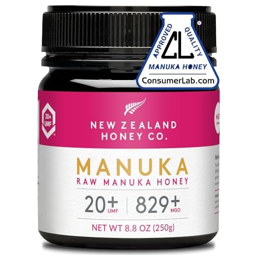 New Zealand Honey Co. Raw Manuka Honey UMF 20+ | MGO 829+, UMF Certified / 8.8oz