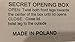 Polish Handmade Wooden Trick Secret Puzzle Box Floral Linden Wood Keepsake Jewelry Box
