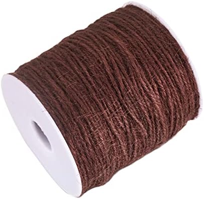 Craftdady 24 Roll Jute Twine 2mm Hemp Macrame Cord Craft String Baker Twine for DIY Crafts Gift Packaging Floristry Jars Decoration Gardening 12 Color