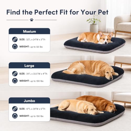 Image of Magic Dog Orthopedic Medium Dog Bed 32 Inch, Super Soft Small Pet Bed