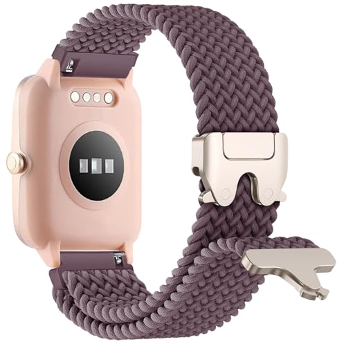 Correa trenzada nylon para reloj inteligente Fitvii Nexa 1.57" miniatura 1