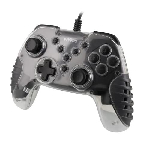 Nyko Air Glow - LED Fan-Cooled Wired Controller for Switch - LED Light Show and Hand Cooling Fan - Wired 10Ft Cable - Nintendo Switch Cover
