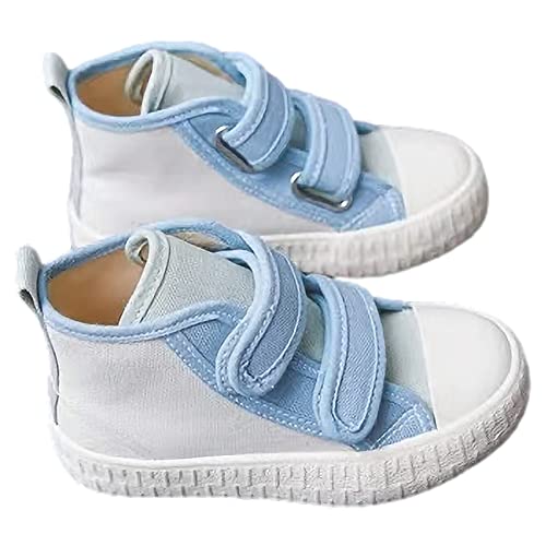 Children's Casual Canvas Shoes High Top Hook&Loop Sneakers for Boys and Girls4